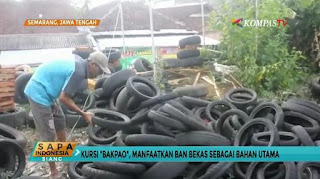 Buatan kursi bakpao berawal saat Joko Prasetyo melihat tumpukan ban yang berada di dekat rumahnya. Namun untuk membedakan dengan pengrajin lainnya, dirinya memilih warna yang kontras dan cerah supaya terlihat menarik.