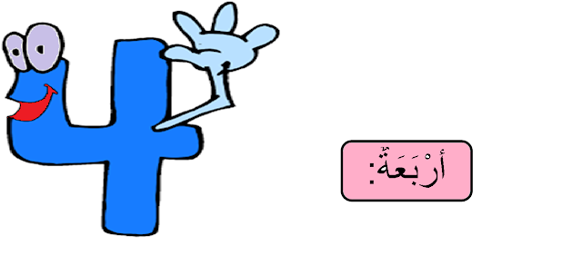 الْعدد أربعة - الْعدد خمسة الْعدد ستّة