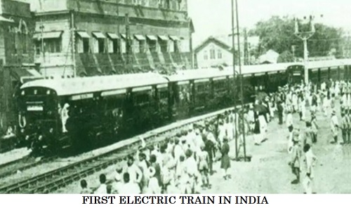 first electric train in india