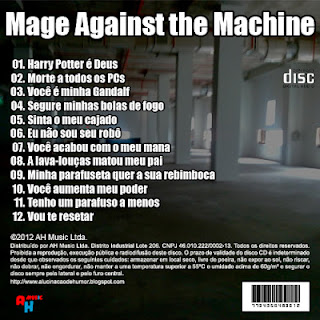 mage against the machine cd contracapa
