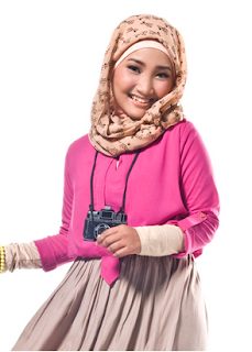 Model Hijab Fatin Sidqia Lubis