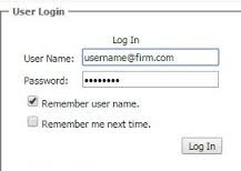 remember me login functionality