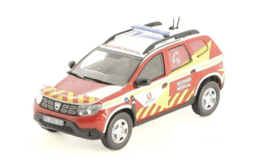 collection véhicules légers sapeurs-pompiers, dacia duster ii vsm 1:43