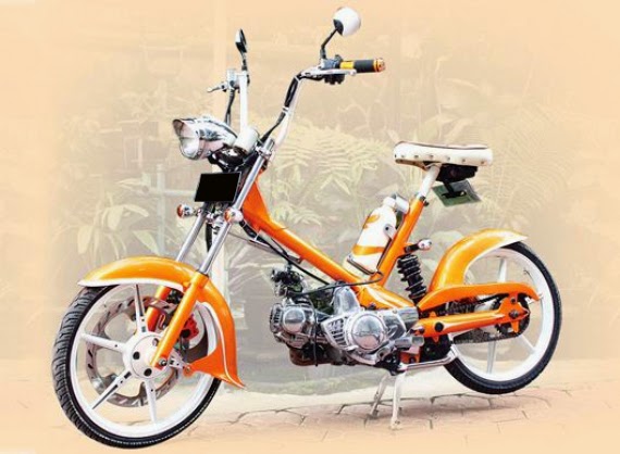 modifikasi honda c70 copper