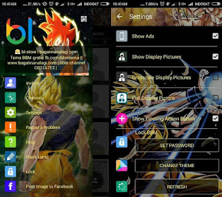 BBM MOD Whatsapp Mod Goku 2 v2.12.0.11 Terbaru