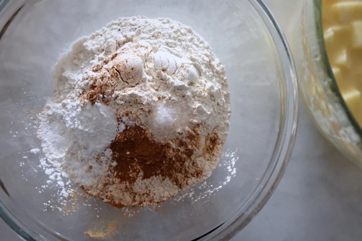 dry ingredients in a bowl