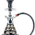 Basement Bazaar Refreshing Round Base 38.1cm Glass Hookah (Black) 