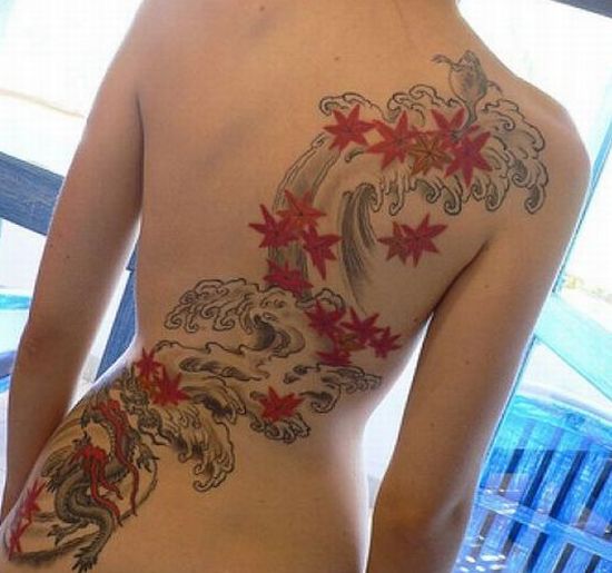 tattoos for girls on back. tattoos for girls on ack.