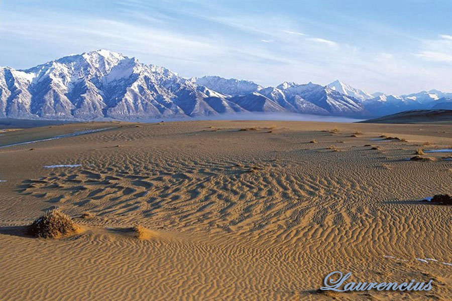  Foto  Chara Sands Padang Pasir dikawasan Gunung Salju 