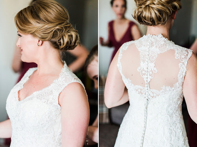 A nautical winter wedding with a spectacular sunset at the Chesapeake Bay Beach Club by Heather Ryan Photography