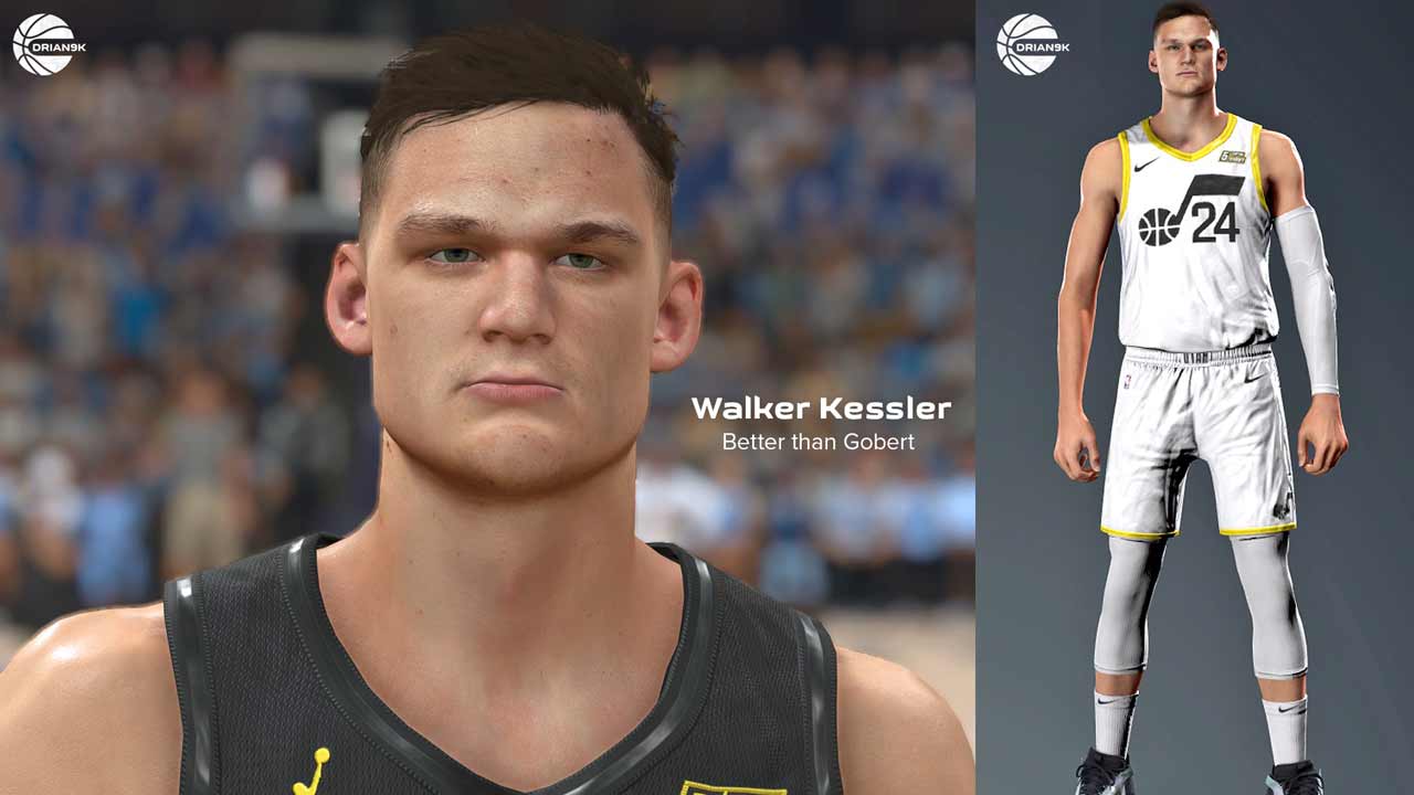 NBA 2K23 Walker Kessler Cyberface