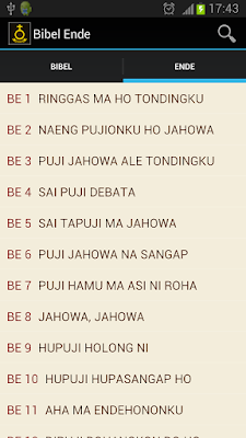 Buku Ende HKBP bahasa Batak Toba khusus Android 1