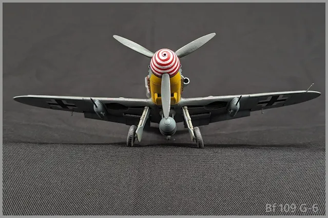 Maquette du Bf 109 G-6 d'Eduard au 1/48.