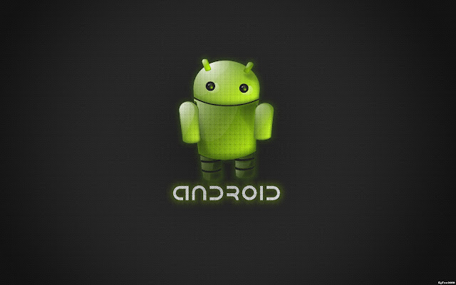 Android on black HD Wallpapers