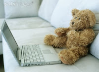 oldbear writing his blog