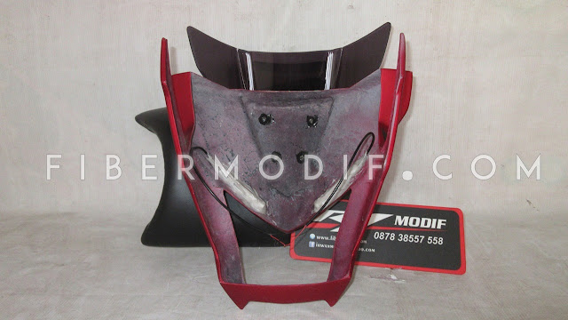 cover headlamp vixion r custom fiberglass berkualitas