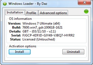 Windows Loader v2.0.0-DAZ - Baxacks Blogs