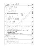 Barem matematica(stiinte) - simulare bacalaureat Bucuresti 2013