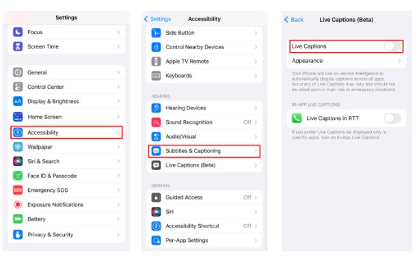 Cách bật và sử dụng phụ đề trực tiếp trong iOS 16