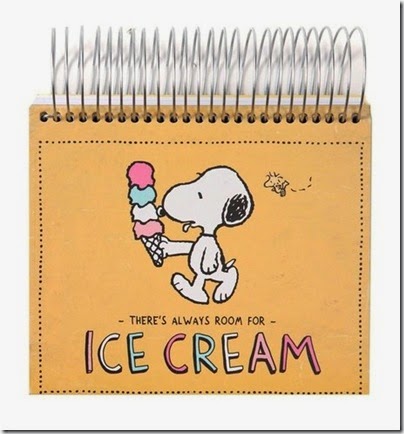 Typo by Cotton On Peanuts Big Ideas Notebook Snoopy Ice Cream