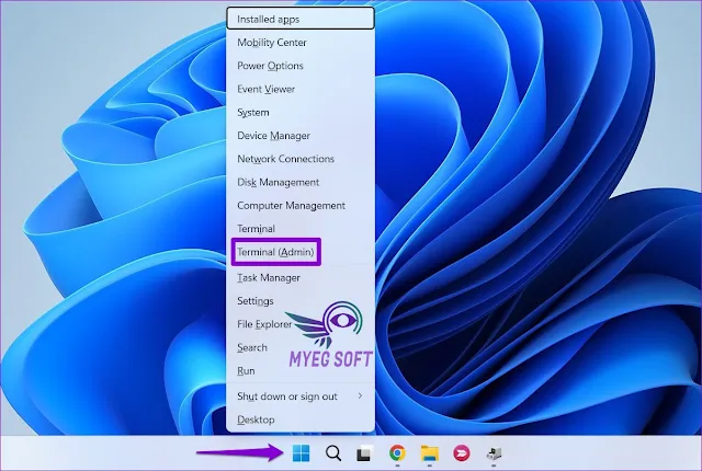 windows terminal admin shortcut