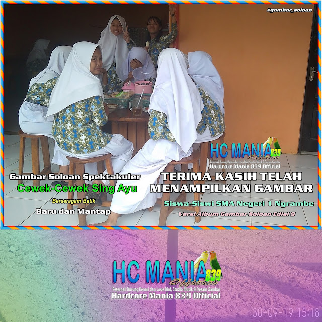 Gambar Soloan Spektakuler – Gambar Siswa-Siswi SMA Negeri 1 Ngrambe – Buku Album Gambar Soloan Edisi 9