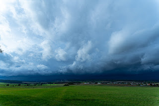 Wetterfotografie Unwetterfront Sturmjäger Weserbergland Olaf Kerber