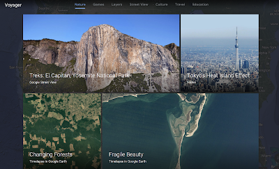 Google Earth Web Voyager