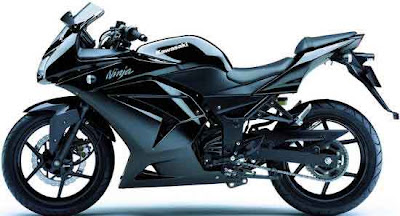 Black Kawasaki Ninja ZX 250 R 2010 Fotos