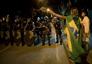 100,000 Expected To Protest Ahead Of Brazil Semi Final