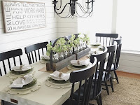 modern farmhouse dining room wall decor