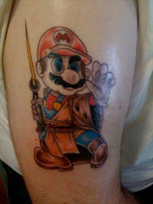 so cool, super mario bros, tattoo, video game, wtf were you thinking