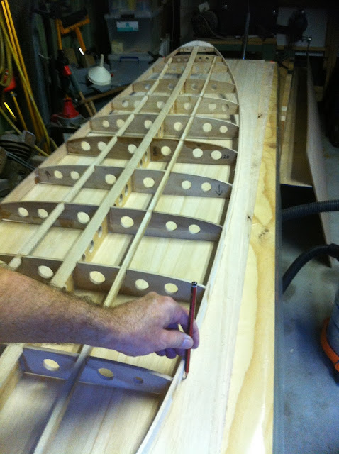 hollow wooden surfboard