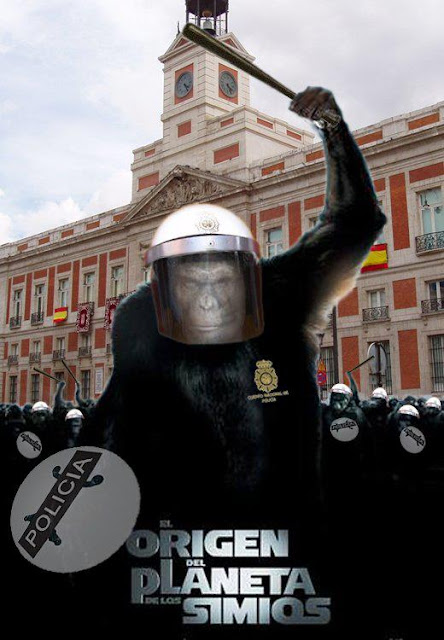 Antidisturbios españoles