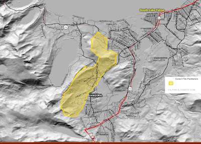 angora fire map