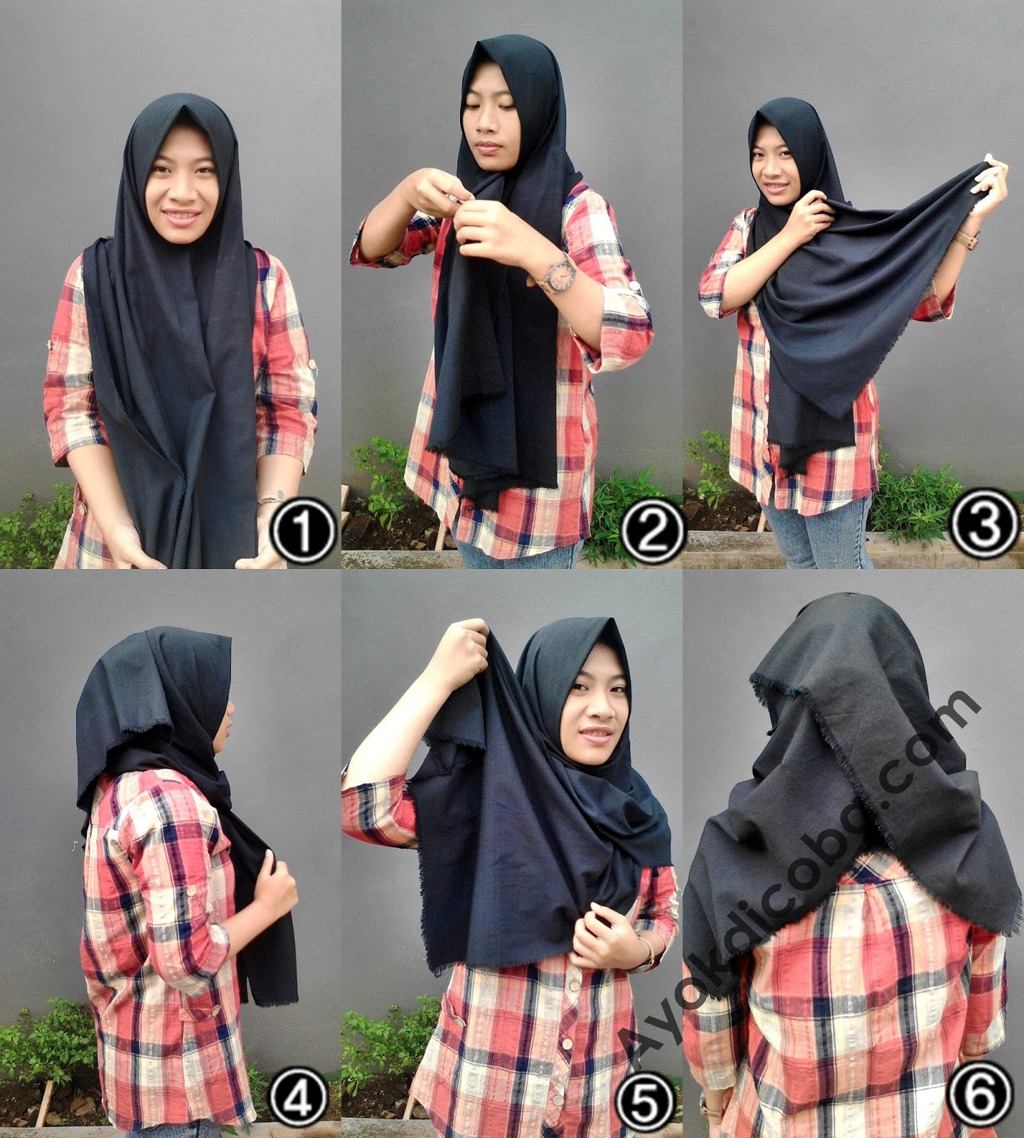 Tutorial Hijab Pashmina Untuk Ke Kampus Tutorial Hijab Paling