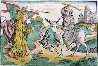 Balaam, from the Nuremburg Chronicle.