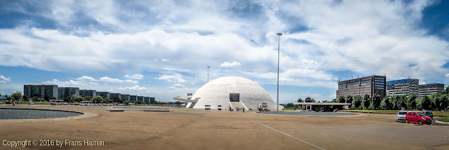 Panorama of Museu Nacional de Brasília