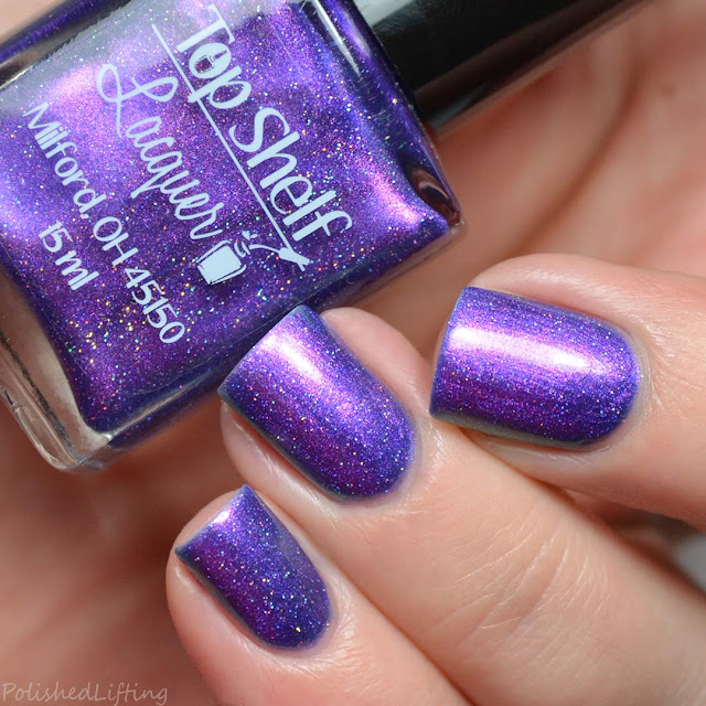 purple color shifting nail polish