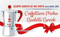 Logo Finish e Vanish ''Puliti e vincenti'': vinci subito 284 caffettiere Moka Bialetti Break! Anticipazione