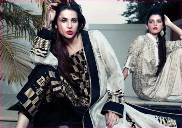 Nida Azwer collection www.fashion-beautyzone.blogspot