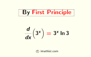 Derivative of 3^x