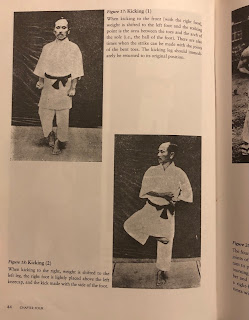 Gichin Funakoshi Specifically Noting Using the Sword-foot in Rentan Goshin Karate Jutsu (Karate Jutsu)