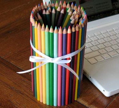 Kreasi Kerajinan  Tangan Membuat Tempat  Pensil  Dari  Kaleng 