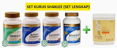 Set turun berat badan Shaklee Shaina Shop