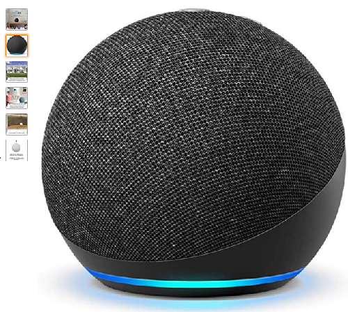 All-new Echo Dot (4th Gen) | Smart speaker with Alexa | Charcoal