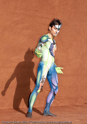 male body painting