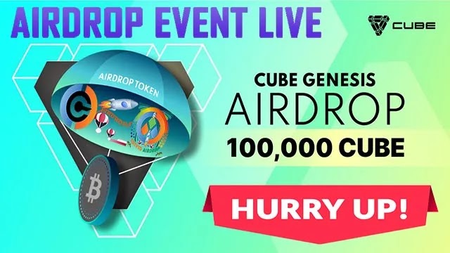 CUBE Genesis Airdrop of 100K $CUBE Token Free