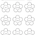 Colour the flowers to match their lables.