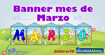 Banner del mes de Marzo